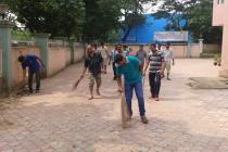 "Swachh Bharat Mission" activities at DR.A.N.Khosla Hostel on 2nd Oct, 2014.