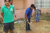 "Swachh Bharat Mission" activities at DR.A.N.Khosla Hostel on 2nd Oct, 2014.