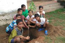 UBA team went for plantation in Khudupur village on 13th September 2016