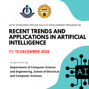 Faculty Development Program on Recent Trends and Applications in Artificial Intelligence from 11-15 December 2025