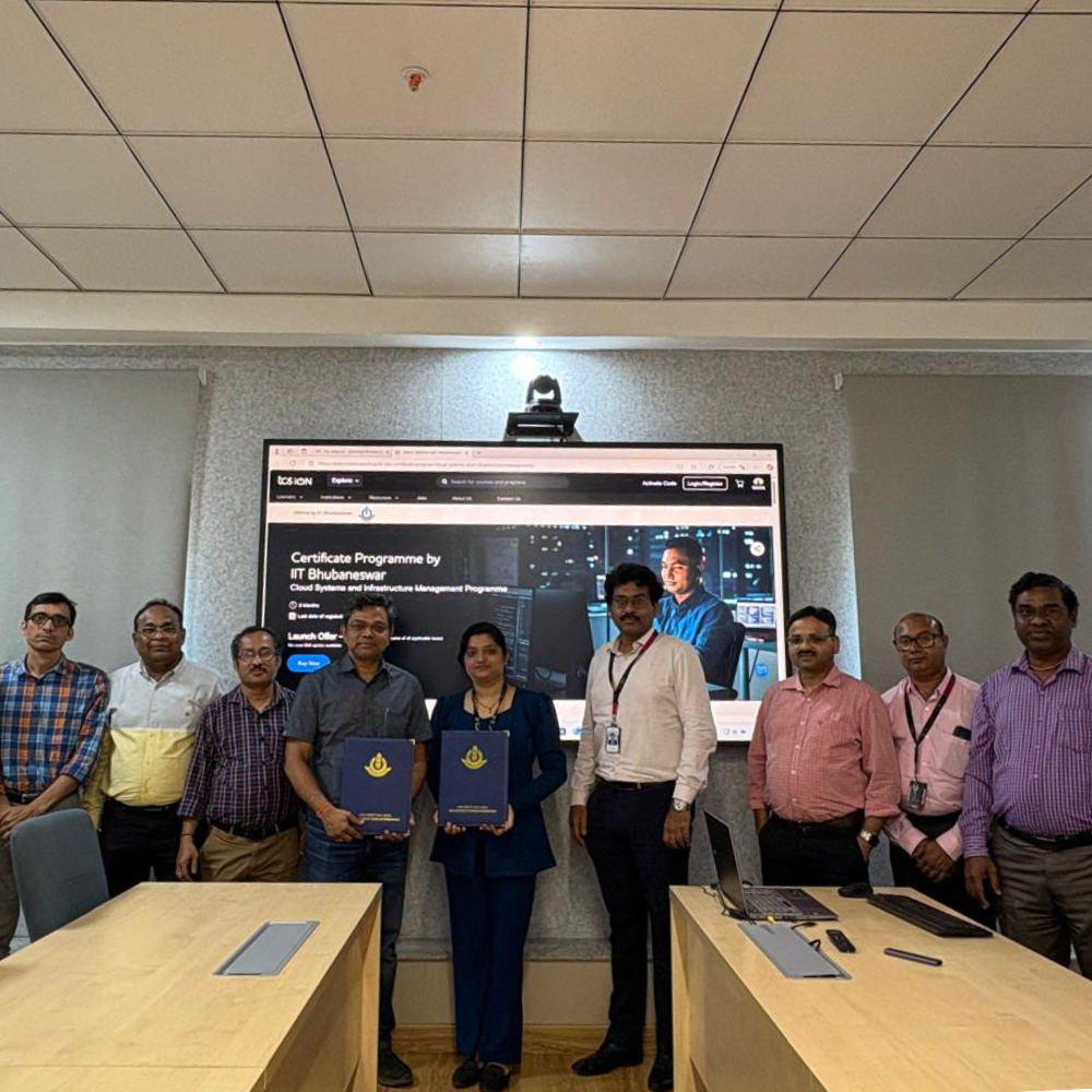 IIT Bhubaneswar Signs MOU with TCSiON for Certificate Programmes