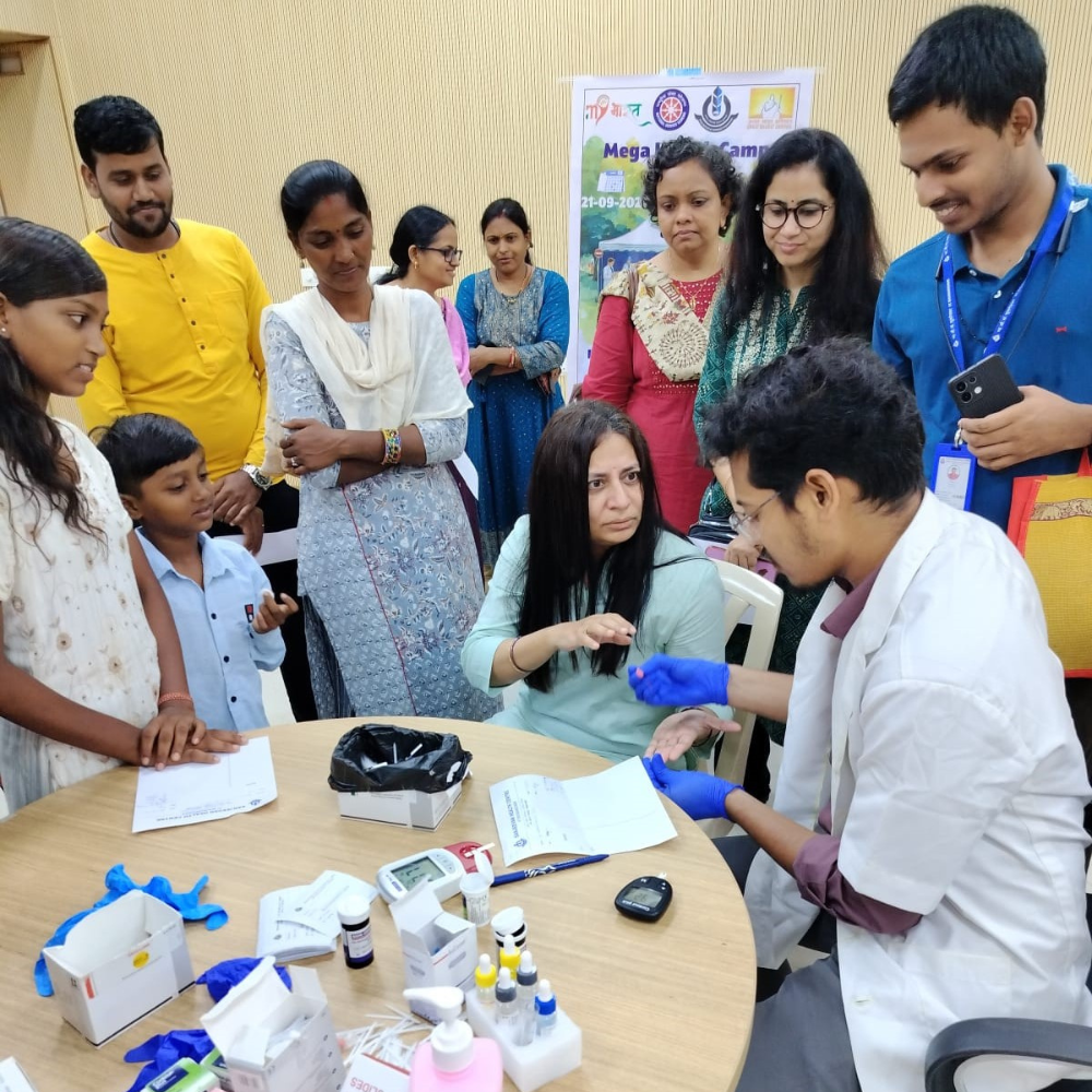 21-Sep-2025: IIT Bhubaneswar organises Health Check-up Camp as part of Sewa Parv and Swath Nari Sashakt Parivar Abhiyan