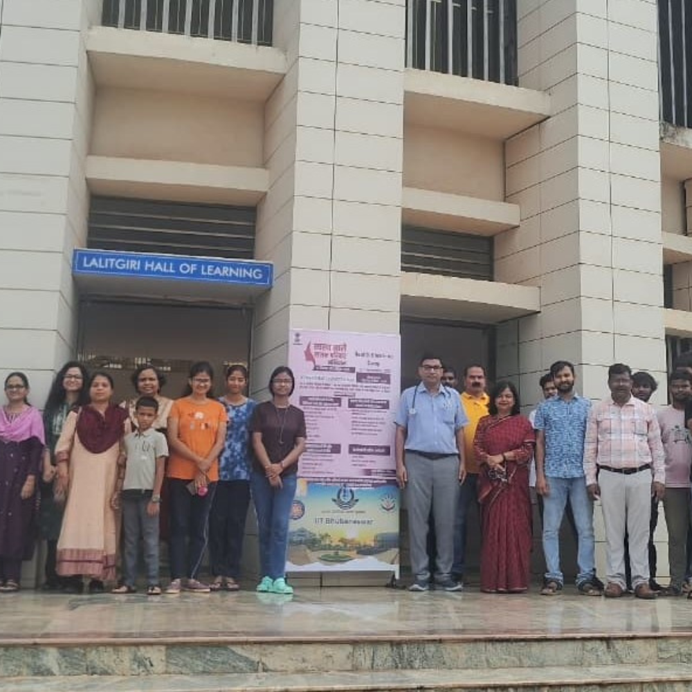 21-Sep-2025: IIT Bhubaneswar organises Health Check-up Camp as part of Sewa Parv and Swath Nari Sashakt Parivar Abhiyan